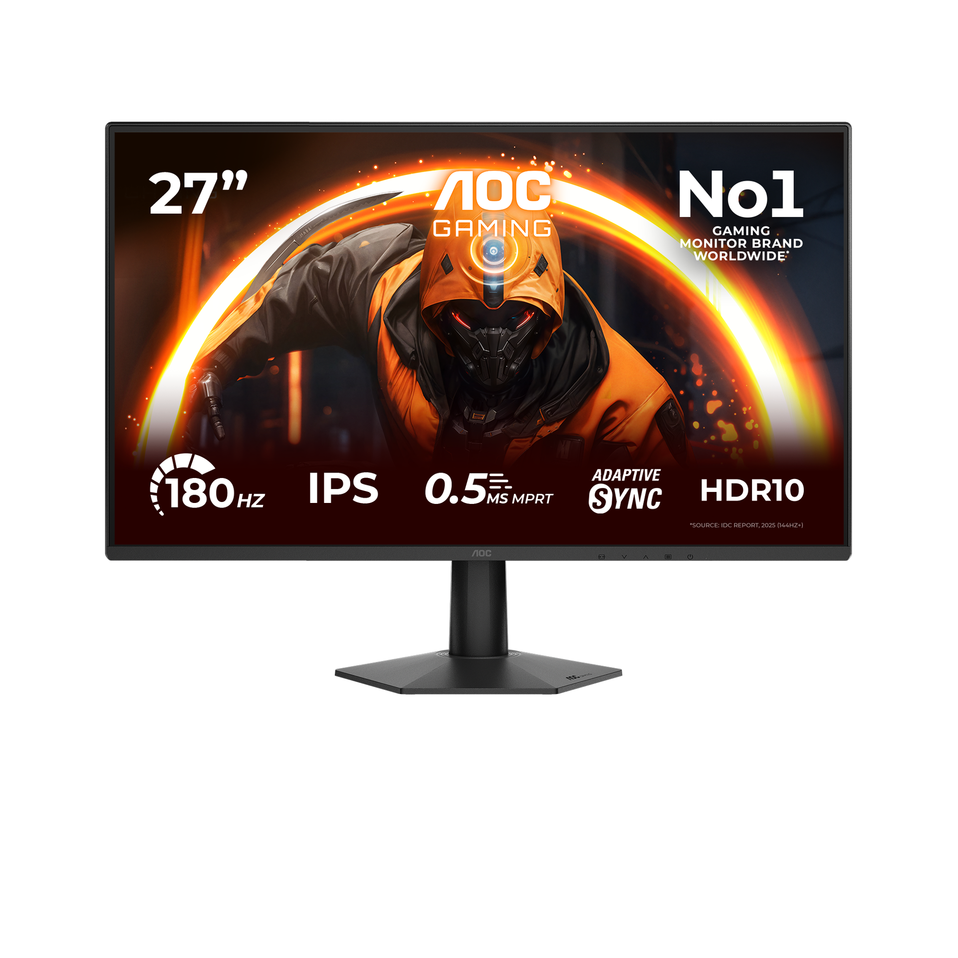 AOC 27G50F Monitor 27" IPS 180 Hz Full HD 4ms HDMI/DisplayPort